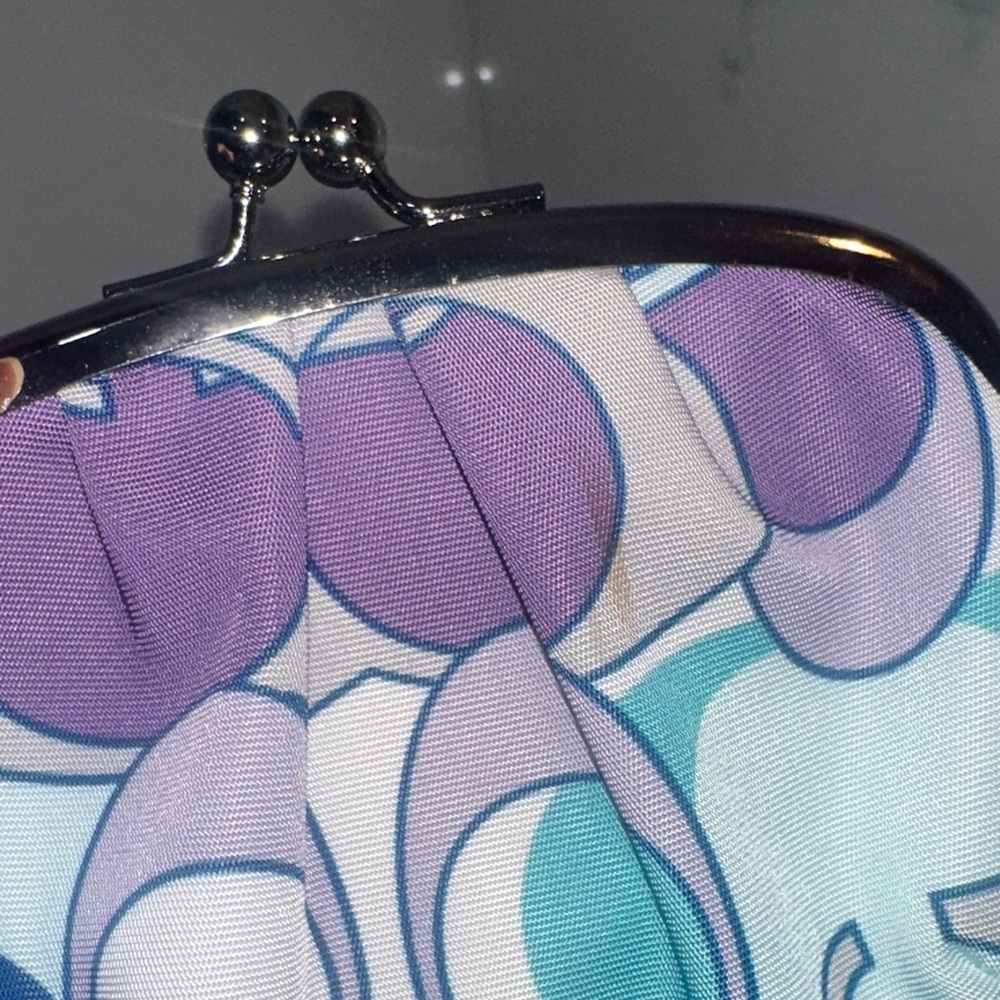 Coach Kisslock Multicolor Coin Purse - Picture 6 of 6